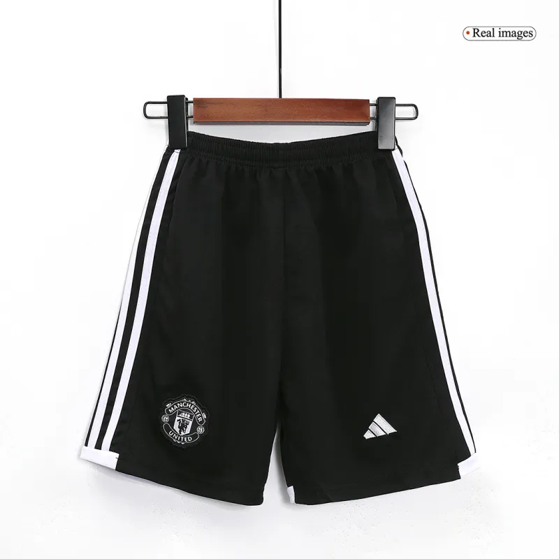 Kids Manchester United 2023/24 Away Jersey Kit - Image 5