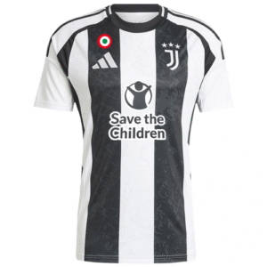 Juventus Home with Save the Children Sponsor Soccer Jersey 2024-25