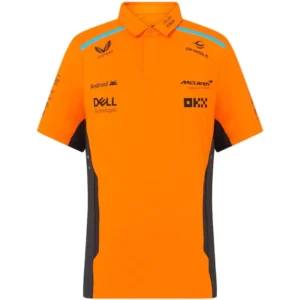 F1 McLaren Racing Team Polo Shirt Orange 2024