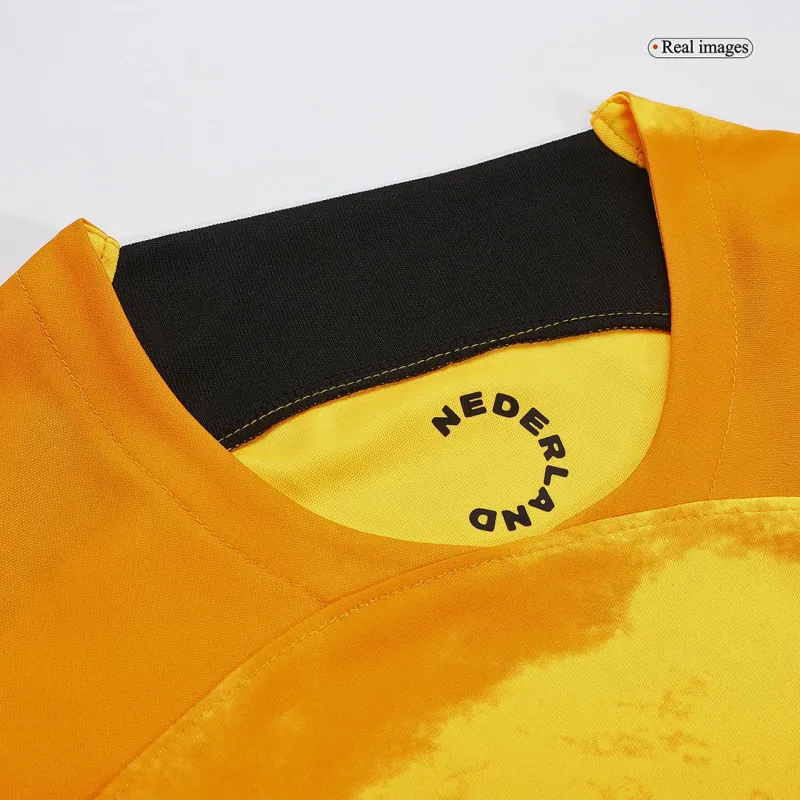 Netherlands World Cup 2022 Soccer Jersey Home - Image 5