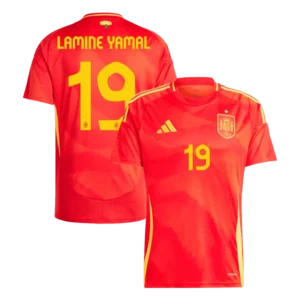2024 Euro Spain Nation Home Jersey LAMINE YAMAL #19 RODRIGO #16 MORATA #7