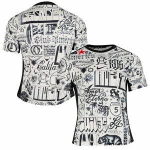 Club America Academy Pro Pre-Match S/S Top - Orewood/Black - 2025