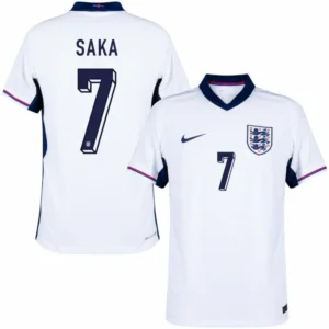 England Home Saka 7 Shirt 2024-2025 Fan Size£ºS-2XL Non-Customize
