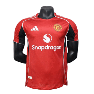 Manchester United Home Football Jersey For Player Edition 2025/2026