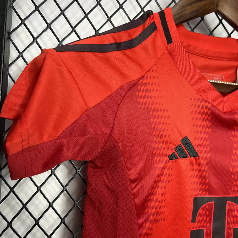 24-25 Bayern Munich Home Soccer Kids Kit Jersey+Shorts - Image 6