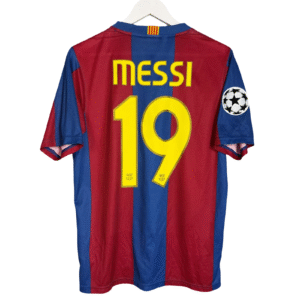 Barcelona Retro Home #19 Messi Shirt 2007/2008 Non-Customize