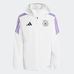 Germany Tiro 24 Player Rainjacket - white - 2024-2025