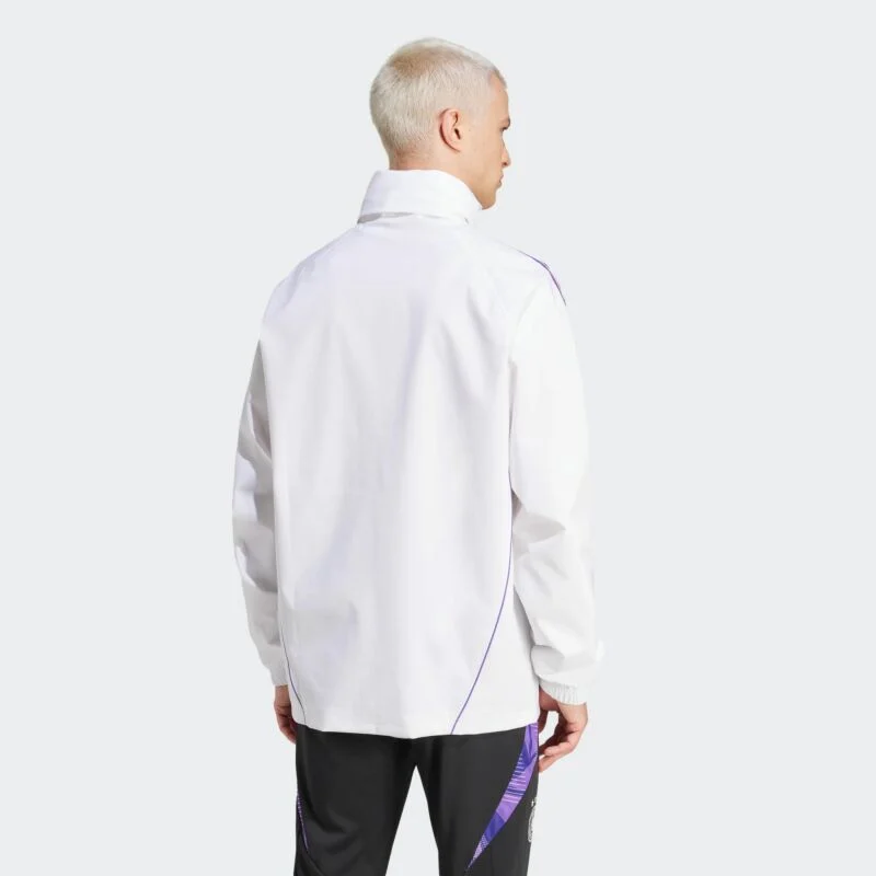 Germany Tiro 24 Player Rainjacket - white - 2024-2025 - Image 2