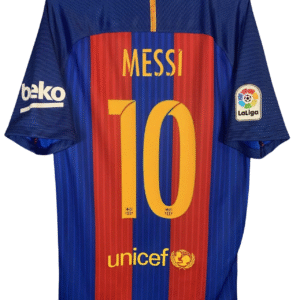 Barcelona Retro Home #10 Messi Shirt 2016-2017 Non-Customize