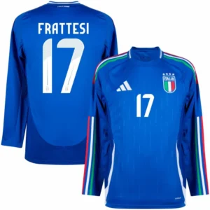 Italy Natio Home Long sleeve  Frattesi 17 Shirt 2024-2025 Fan Size£ºS-2XL Non-Customize