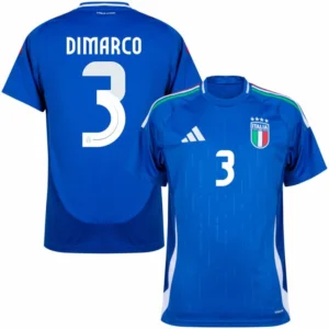 Italy Natio Home Dimarco 3 Shirt 2024-2025 Player version Size£ºS-2XL Non-Customize
