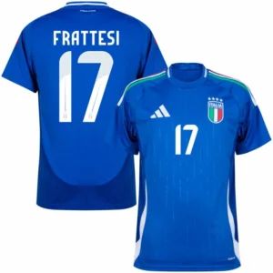 Italy Natio Home Frattesi 17 Shirt 2024-2025 Player version Size£ºS-2XL Non-Customize