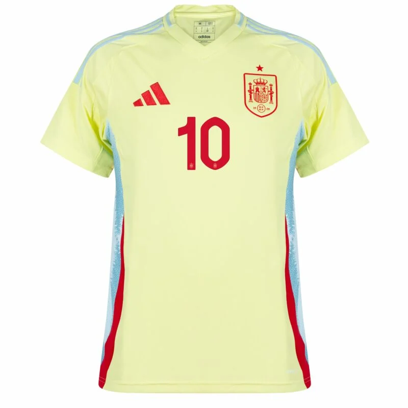 Spain Away Olmo 10 Shirt 2024-2025 Fan / Player version Size£ºS-2XL Non-Customize - Image 3
