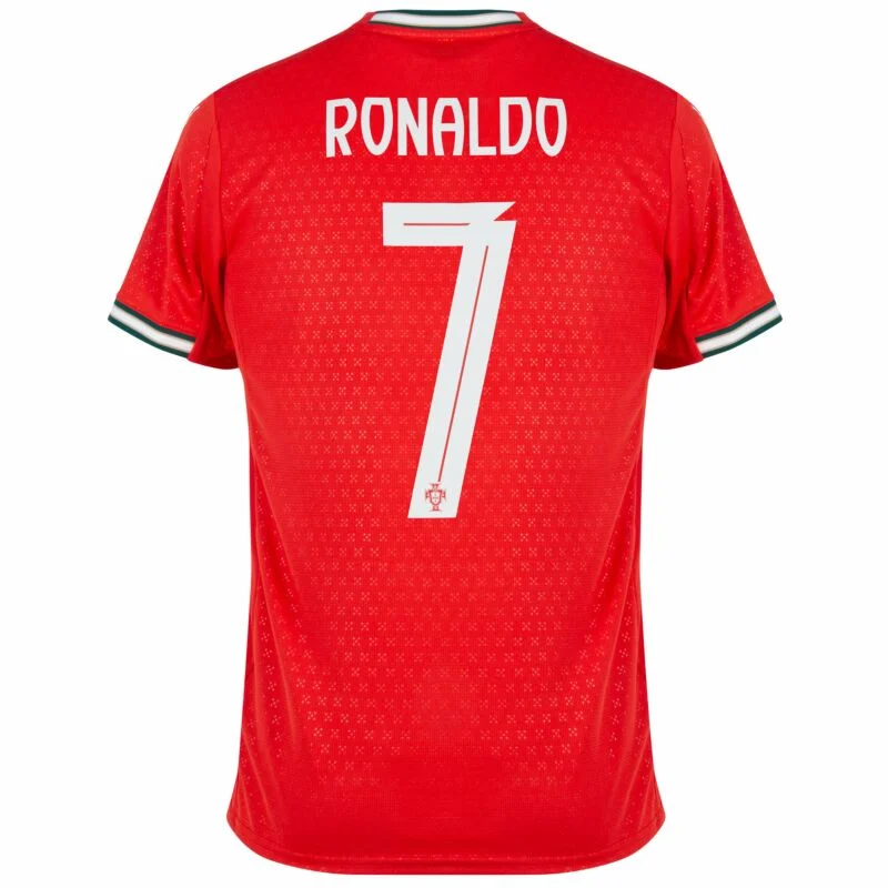 Portugal Home Ronaldo 7 £¨CR7 £©Shirt 2025-2026 Fan / Player version Size£ºS-2XL Non-Customize - Image 2