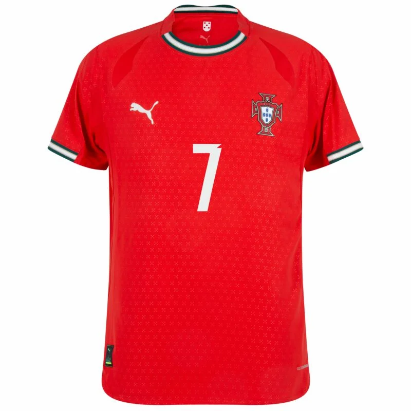 Portugal Home Ronaldo 7 £¨CR7 £©Shirt 2025-2026 Fan / Player version Size£ºS-2XL Non-Customize - Image 13