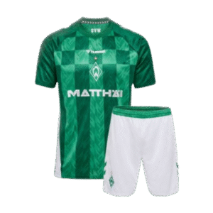 24-25 Werder Bremen Home Kids Kit Soccer Jerseys