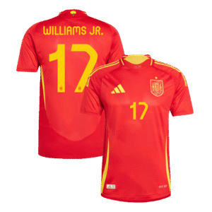 WILLIAMS JR. 17# 2024 Spain Nation Home Jersey Player Version EURO