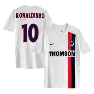 Ronaldinho10# Nike 02-03 PSG Retro Jersey Away