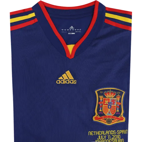 2010 Spain Nation Retro Jersey Away World Cup Final - Image 6