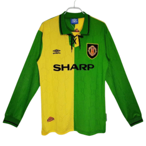 Manchester United Retro Long Sleeve Jersey Away Shirt 1992-94