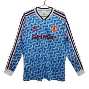Manchester United Retro Jersey Away Shirt Long Sleeve 1990-92