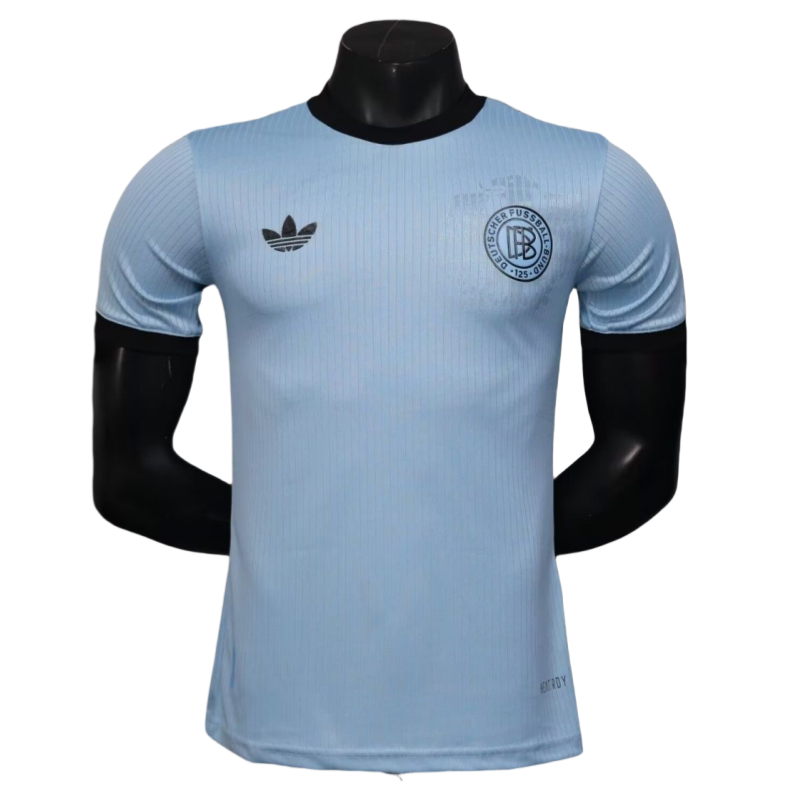 Adidas Germany 125th Anniversary Blue Goalkeeper Shirt Player Version 2025 - Image 3