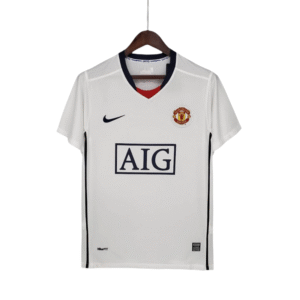 Retro Manchester United League Edition away Football Shirt 2008/2009