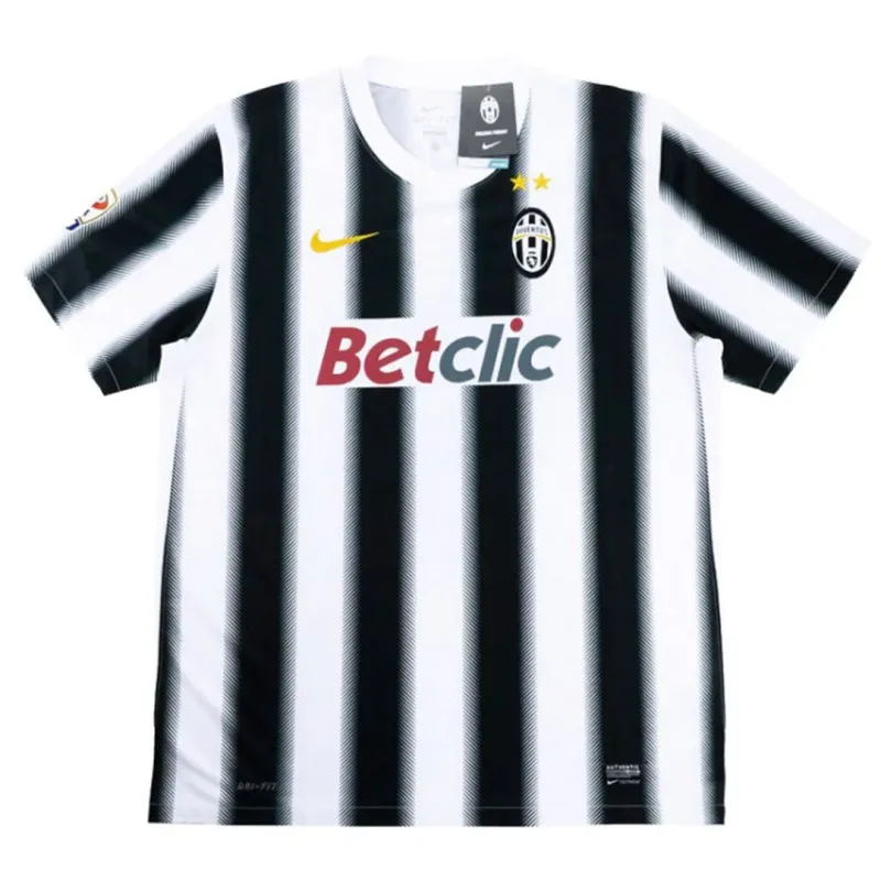 2011-12 Juventus Del Piero #10 Retro Jersey Home Replica - Image 2
