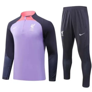 Liverpool Half-Pull Training Suit Purple Jersey 2023