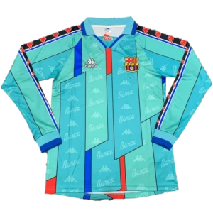 Barcelona Retro Long Sleeve Jersey Away 1996-97