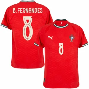 Portugal Home B.Fernandes 8 Shirt 2025-2026 Fan / Player version  Size£ºS-2XL Non-Customize