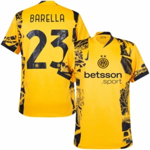 Inter Milan Third  Barella 23 Shirt 2024-2025 Size£ºS-4XL£¨Non-Customize £©