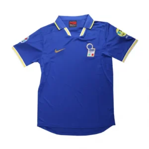 Italy Euro Cup 1996 Retro Jersey Home