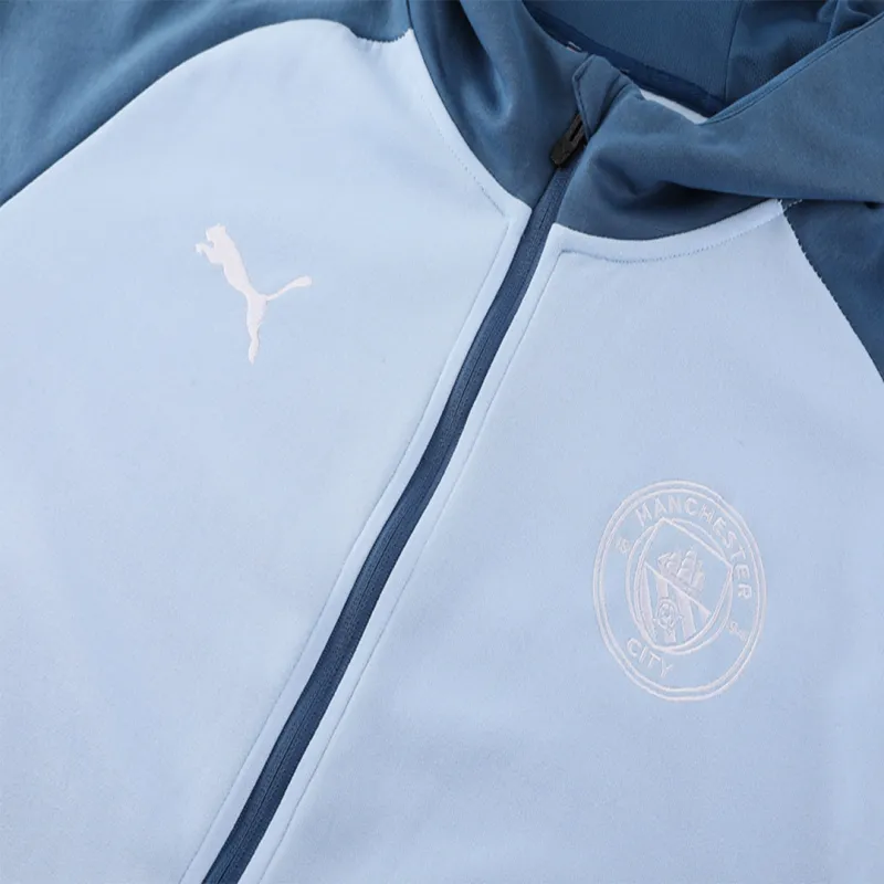 Manchester City Hoodie Training Kit (Jacket+Pants) 2024-25 - Image 13