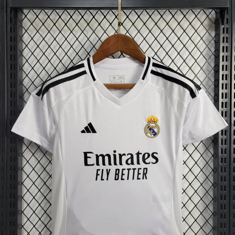 24-25 real madrid Home Kids Kit Jersey+Shorts - Image 11