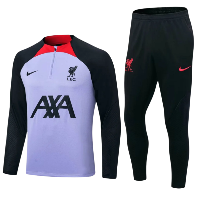 Liverpool Half-Pull Training Suit Purple Jersey 2022/2023