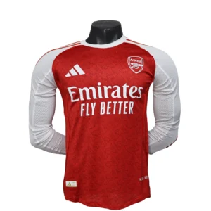 Arsenal Long Sleeve Jersey Home Shirt 2025-26 Player version