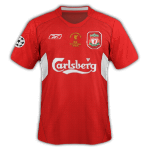 Liverpool Retro Jersey UCL Final Home Shirt 2005