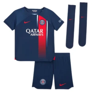 23-24 Kids PSG Home Whole Kit Jersey+Shorts+Socks