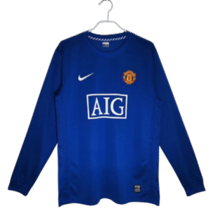 08-09 Manchester United Home Retro Jersey #7 Ronaldo Long Sleeve