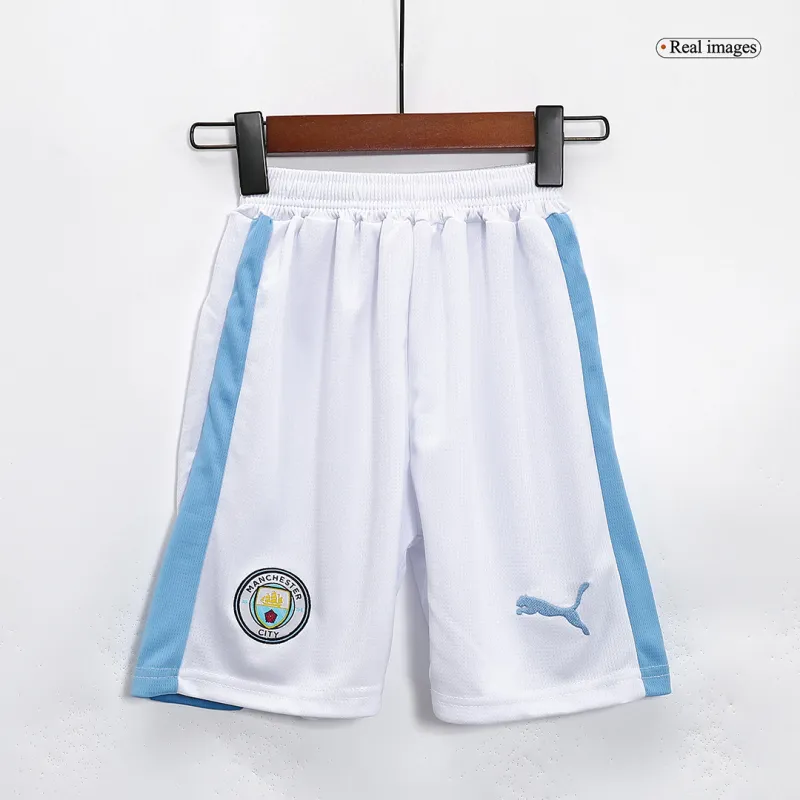 Kids Manchester City 2023/24 Home Jersey Kit - Image 6