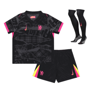 Kids Chelsea Custom Third Away Full Soccer Kits 2024-25