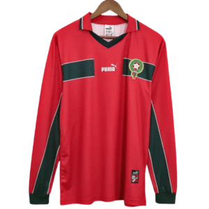 Morocco 1998 Retro Jersey Third Away Long Sleeve
