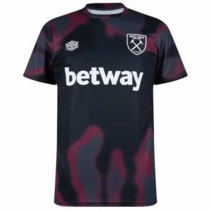 West Ham United Pre-Match Warm Up Jersey - Black - 2024-2025 Player version