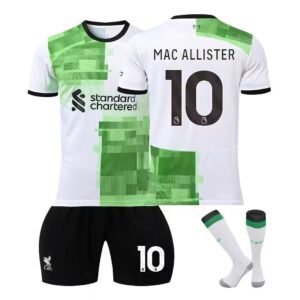 Liverpool Away Soccer Jersey Kit(Jersey+Shorts+Socks)  2023/2024