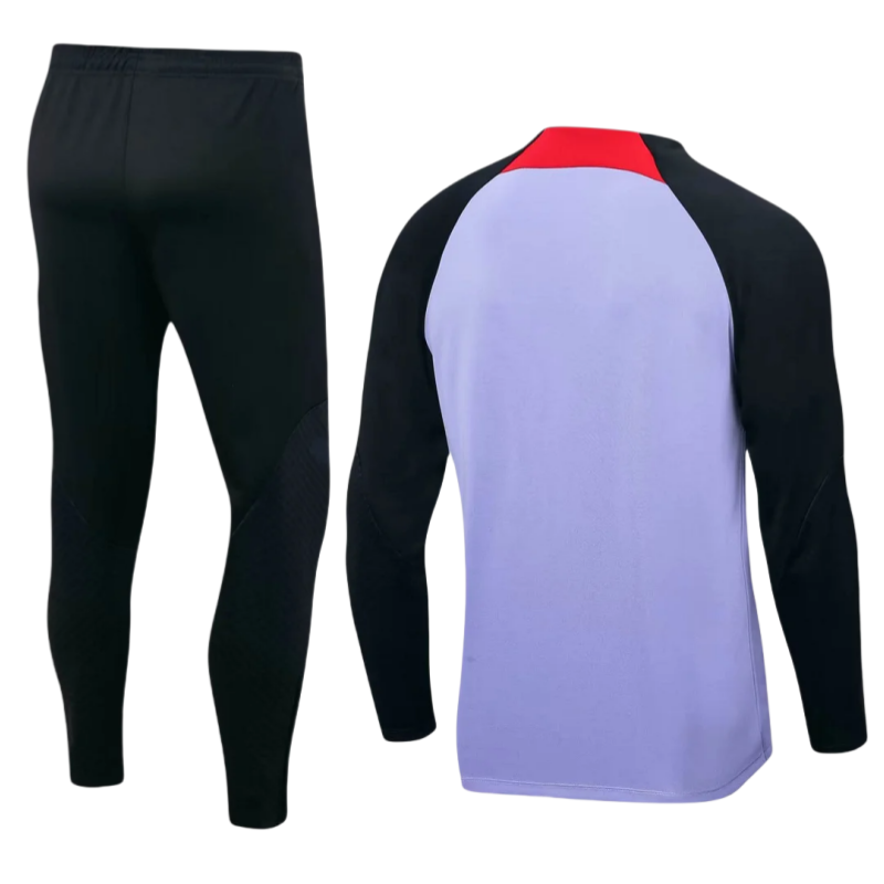 Liverpool Half-Pull Training Suit Purple Jersey 2022/2023 - Image 2