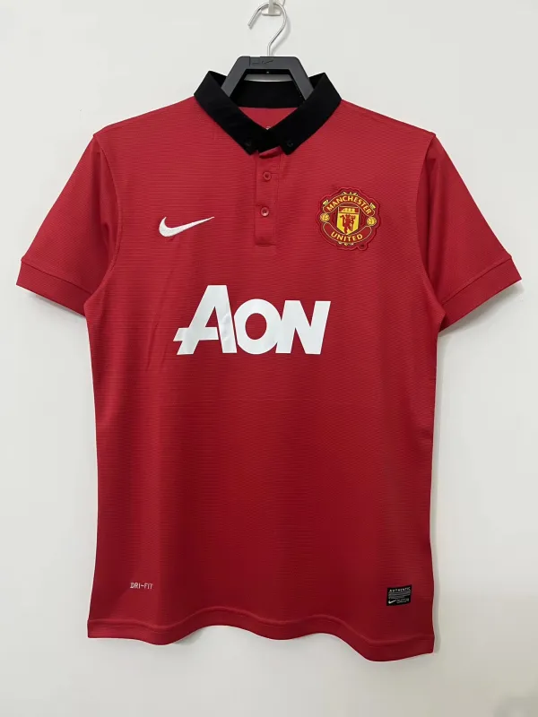 Manchester United 2013/14 Retro Jersey Home - Image 2