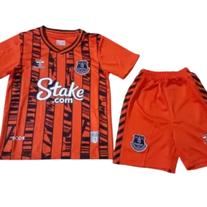 Kids Everton 2023/24 Away Kit Jersey+Shorts