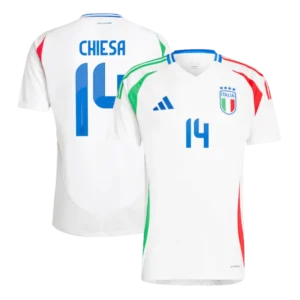 2024 EURO Italy Away Jersey BARELLA #18 CHIESA #14 DIMARCO #3