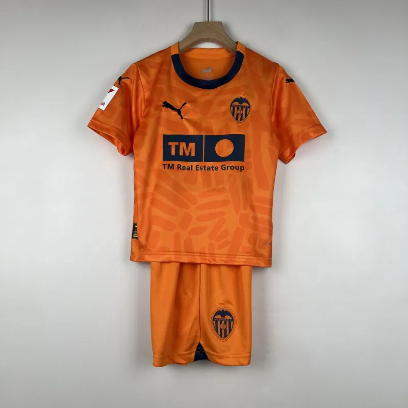 Kids Valencia 2023/24 Third Kit Jersey+Shorts - Image 3